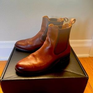 Thursday Walnut Chelsea Boots Size 8